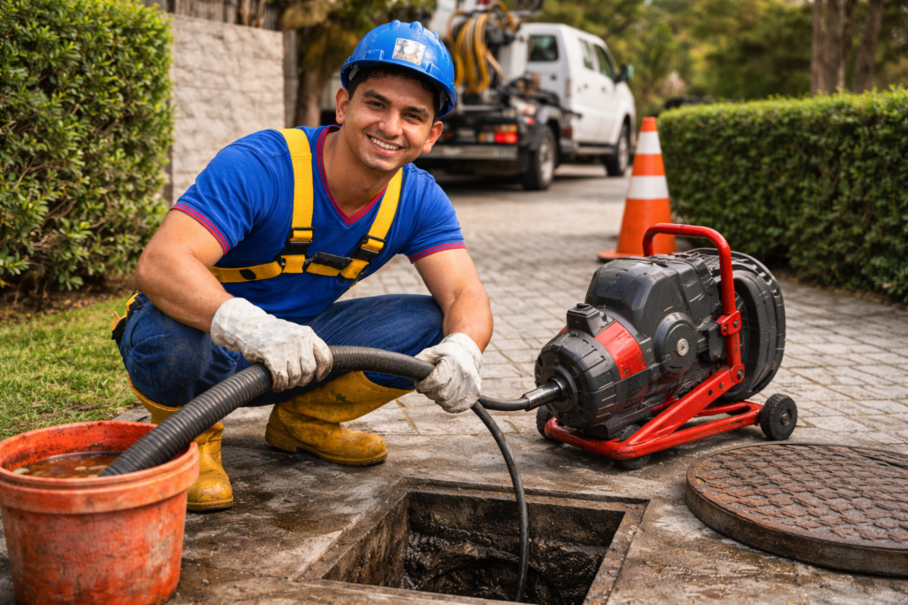 Desentupidora Caieiras atendimento emergencial 24 horas