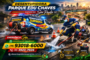 Desentupidora Parque Edu Chaves