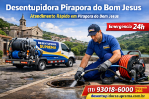 Desentupidora Pirapora do Bom Jesus