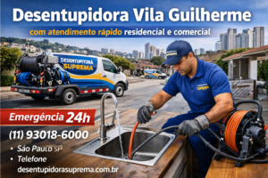 Desentupidora Vila Guilherme