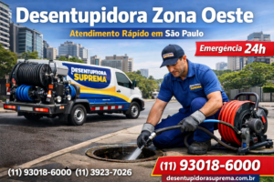 Desentupidora Zona Oeste