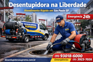 Desentupidora na Liberdade
