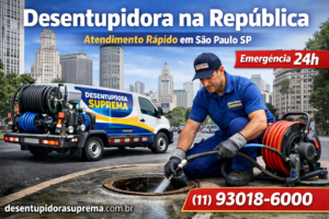 Desentupidora na República