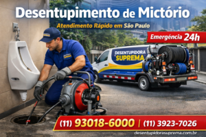 Desentupimento de Mictório
