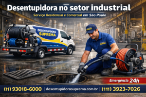 Serviço: Desentupimento residencial e comercial
