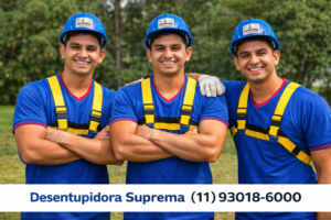 Equipe da Desentupidora Itapecerica da Serra atendimento 24h