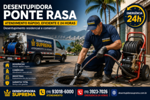 Desentupidora Ponte Rasa