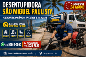 Desentupidora São Miguel Paulista