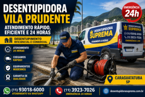 Desentupidora Vila Prudente