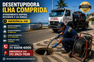 Desentupidora Ilha Comprida